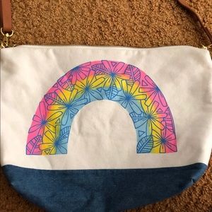 Jana Lam Hawaii rainbow crossbody purse bag